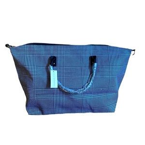 Lulu Dharma Blue Plaid Weekender